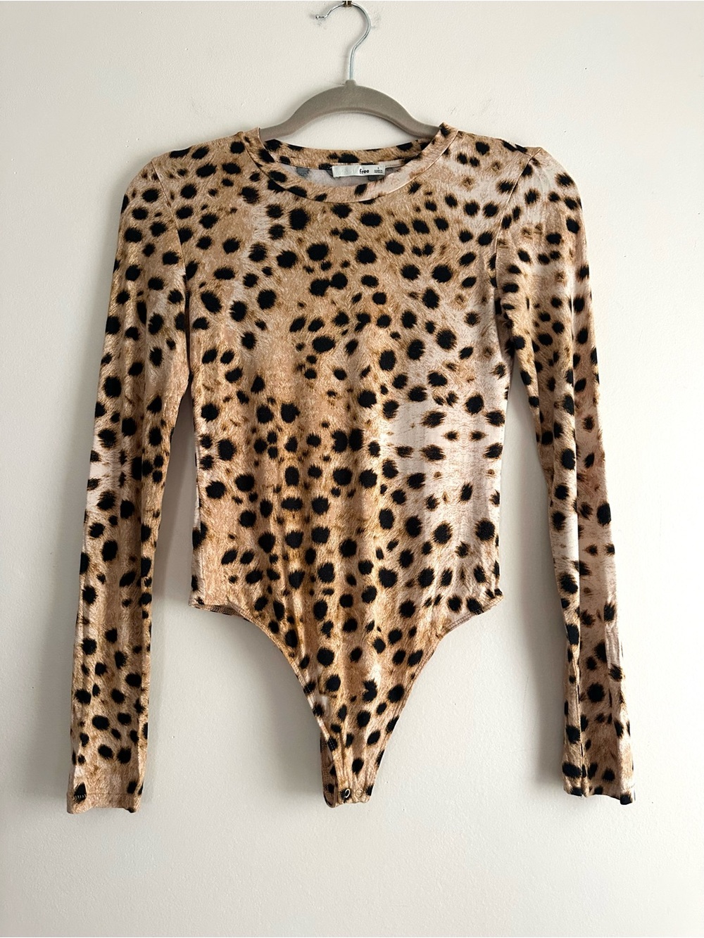 Wilfred Free • Leopard Print Long Sleeve Bodysuit
